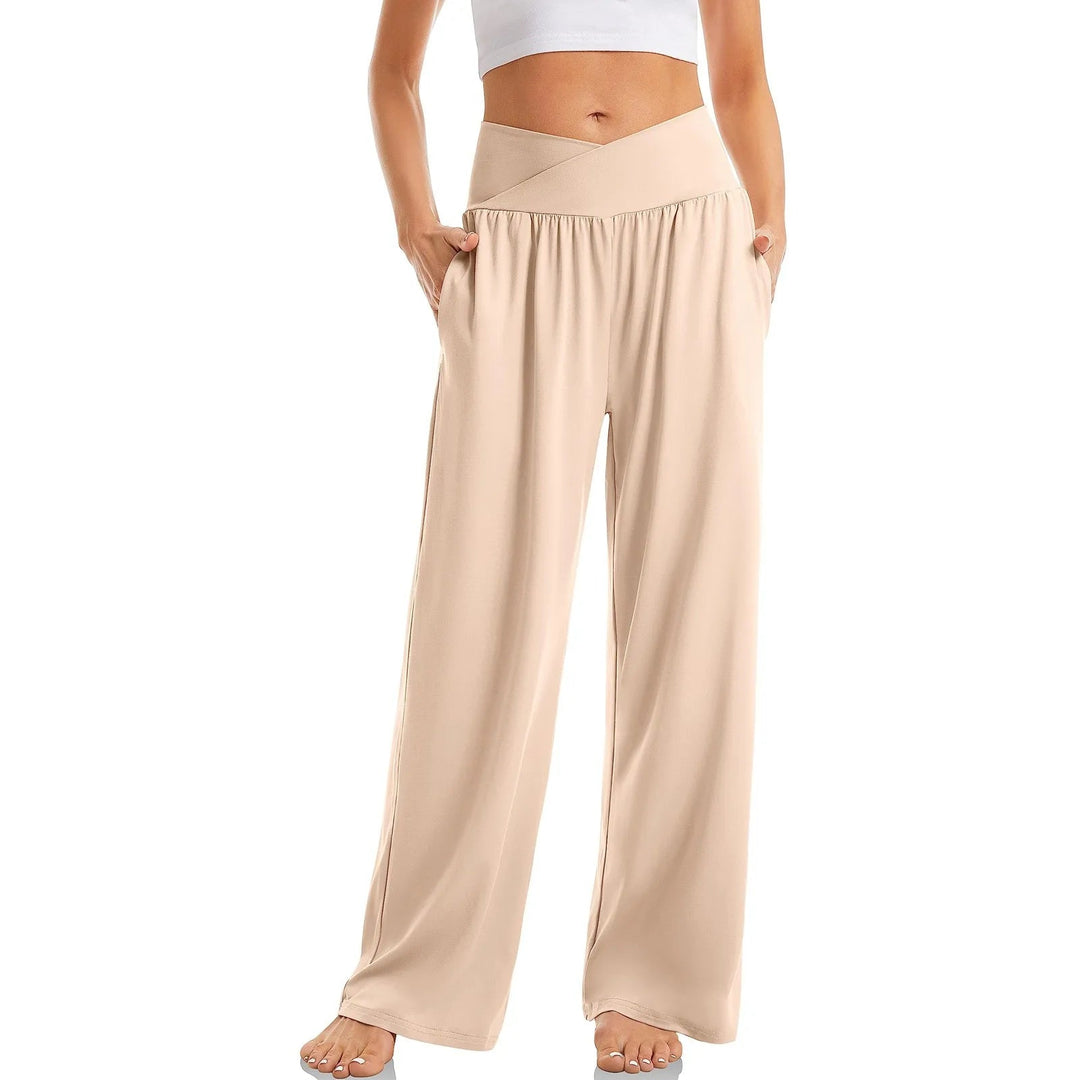Hannah | Women's High Waist Crossover Yoga Pants