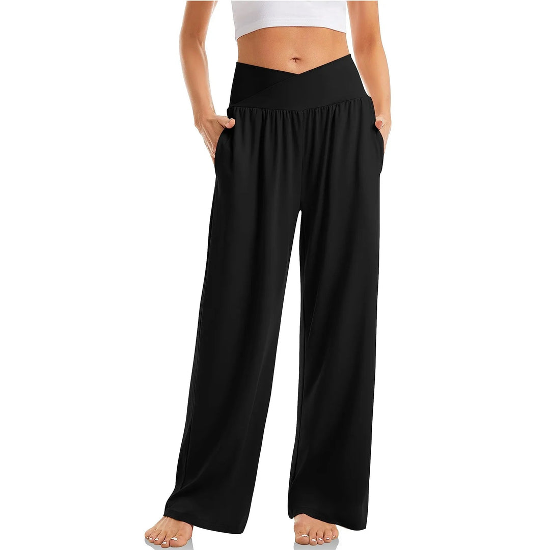 Hannah | Women's High Waist Crossover Yoga Pants