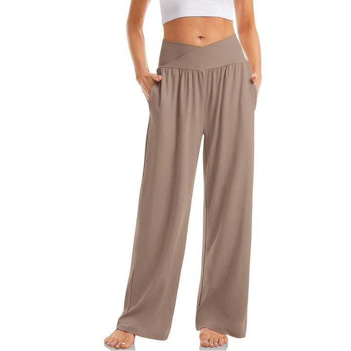 Hannah | Women's High Waist Crossover Yoga Pants