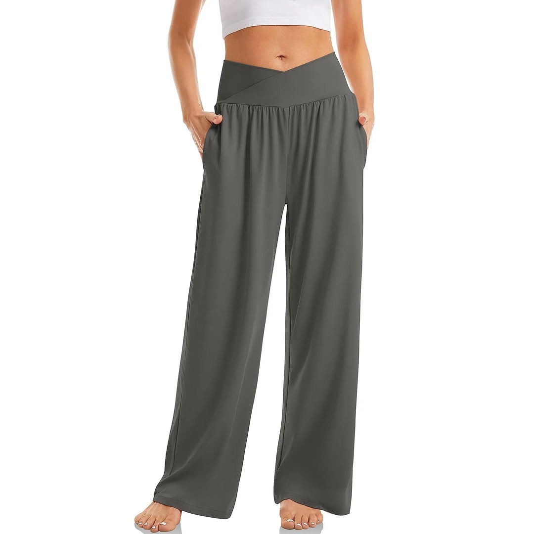 Hannah | Women's High Waist Crossover Yoga Pants