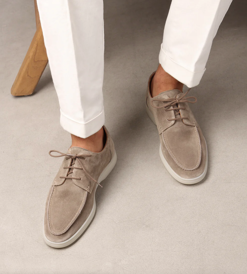Felix | Men's Suede Lace-Up Casual Loafers