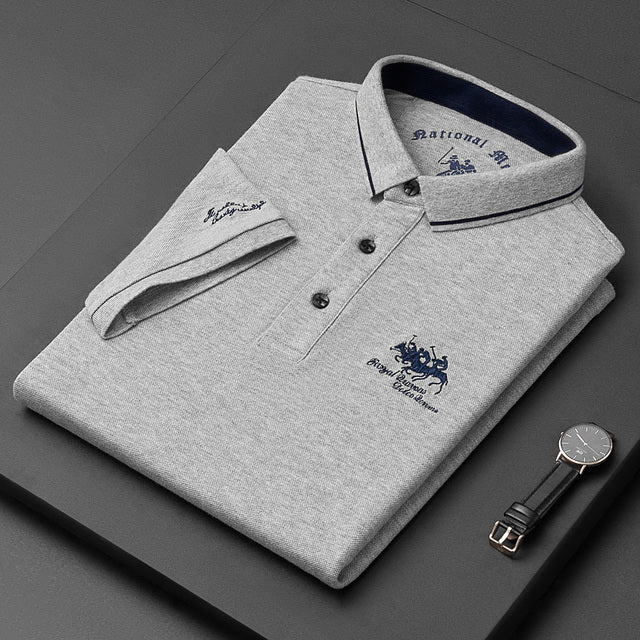 Marco | Men's Contrast Trim Knit Polo Shirt