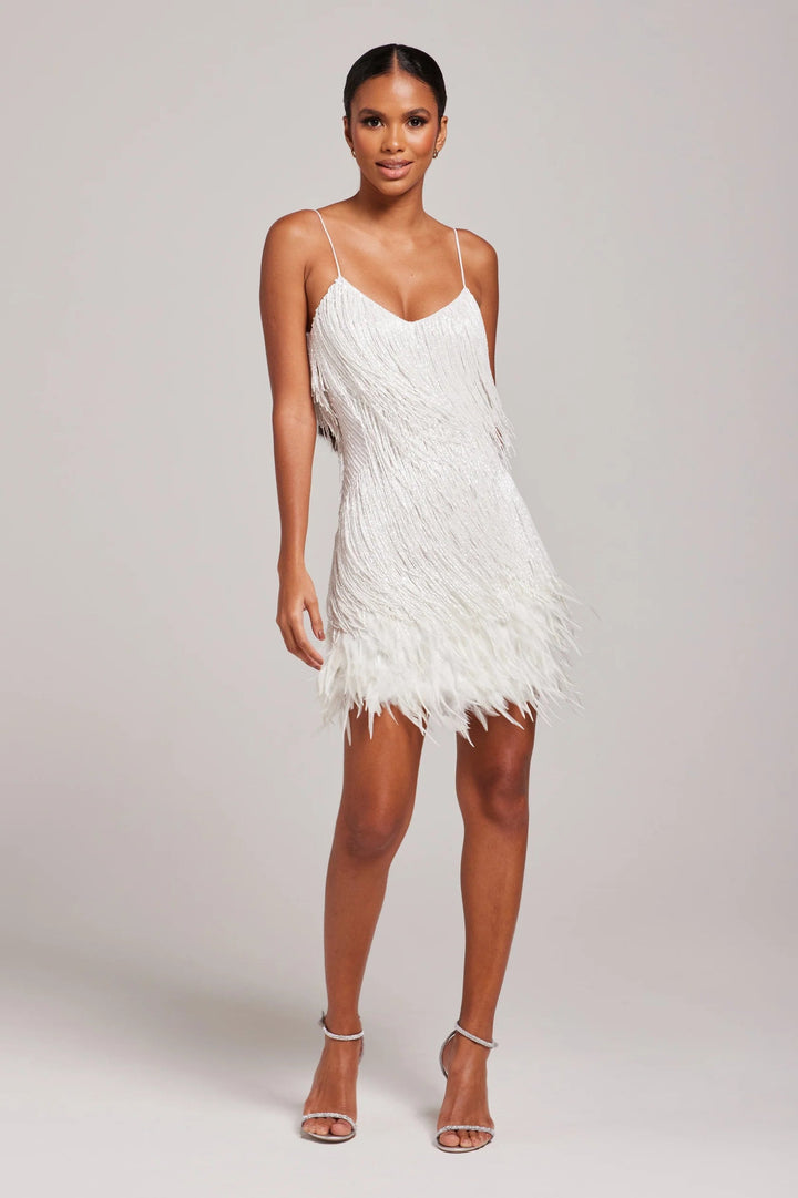 Zara | Women's Sequin Fringe Cocktail Mini Dress