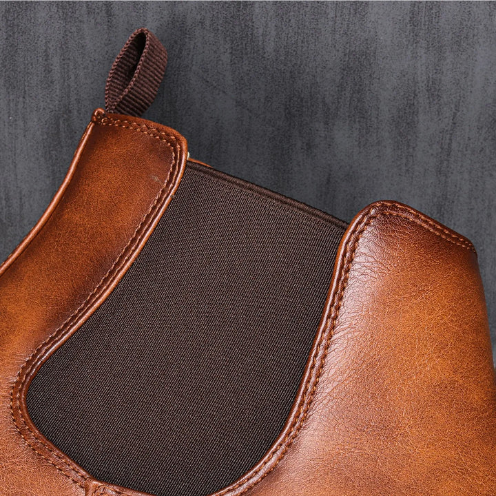 Oliver | Men's Sleek Leather Chelsea Ankle Boots