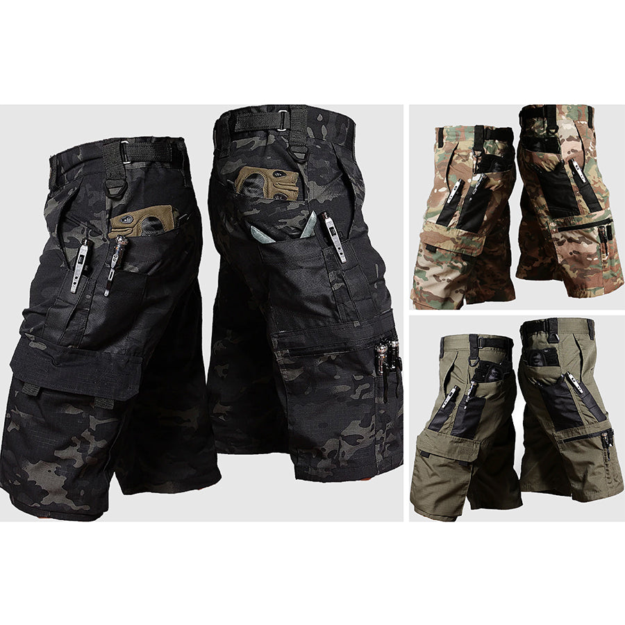 Logan | Men's Camouflage Utility Cargo Shorts