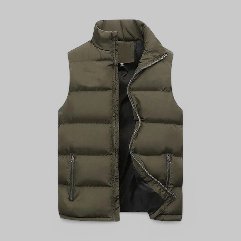 Theo | Men's Lightweight Quilted Zip Puffer Vest