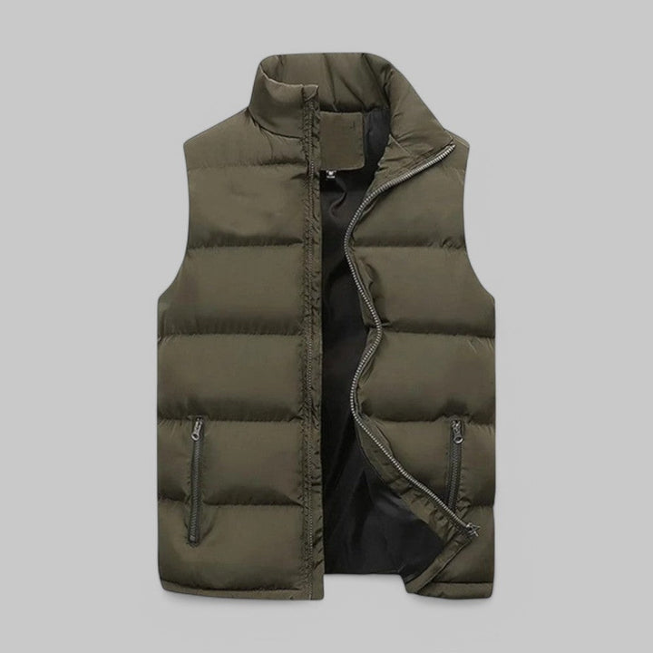 Theo | Men's Lightweight Quilted Zip Puffer Vest