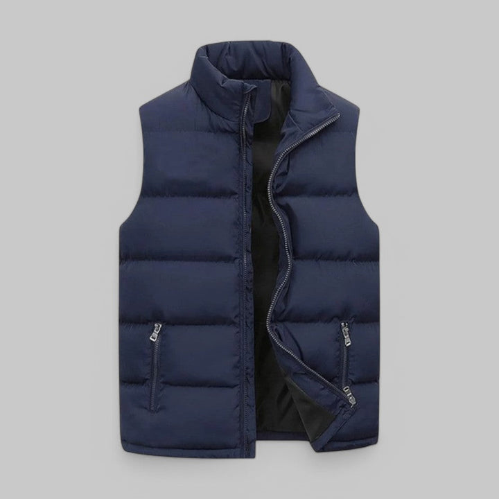 Theo | Men's Lightweight Quilted Zip Puffer Vest