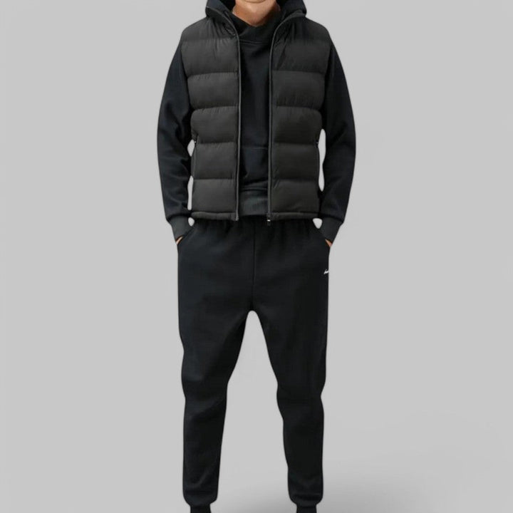 Theo | Men's Lightweight Quilted Zip Puffer Vest