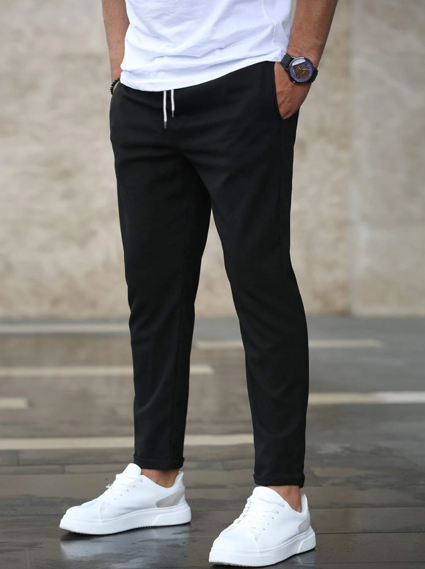 Caleb | Men's Slim Fit Casual Everyday Trousers