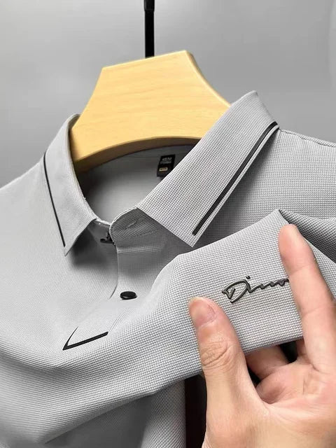 Theo | Men's Refined Piqué Texture Polo Shirt
