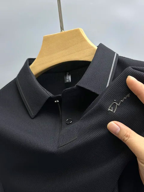 Theo | Men's Refined Piqué Texture Polo Shirt
