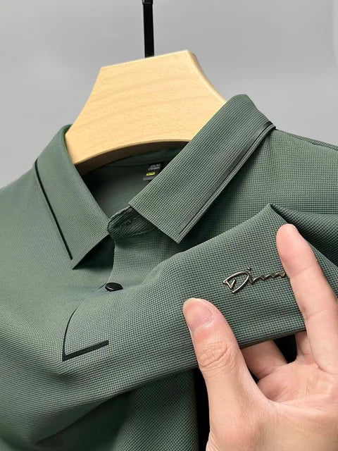 Theo | Men's Refined Piqué Texture Polo Shirt