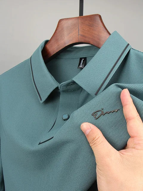Theo | Men's Refined Piqué Texture Polo Shirt