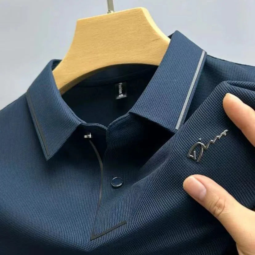 Theo | Men's Refined Piqué Texture Polo Shirt