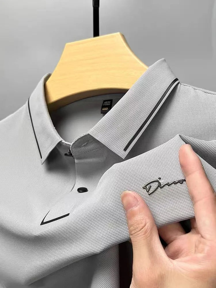 Theo | Men's Refined Piqué Texture Polo Shirt