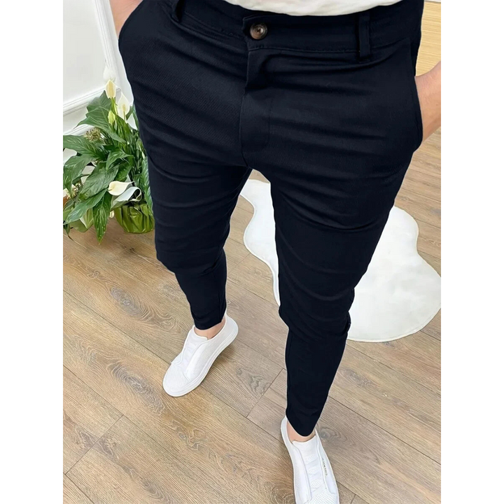 Ethan | Men's Tapered Stretch Fit Everyday Trousers