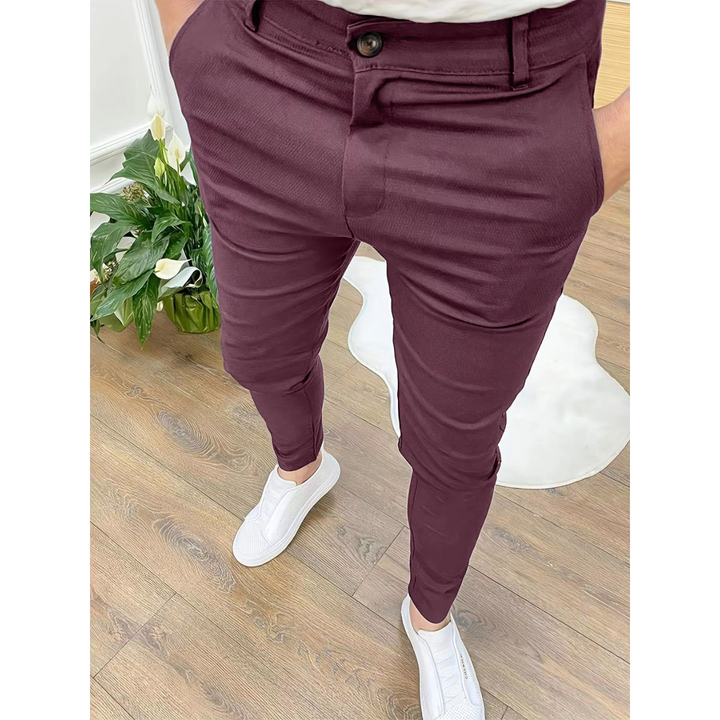 Ethan | Men's Tapered Stretch Fit Everyday Trousers