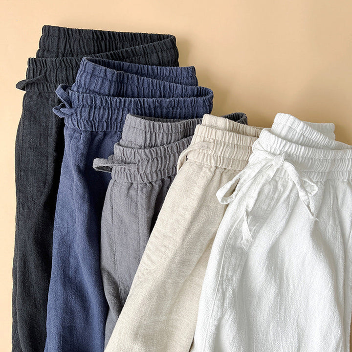 Luca | Men's Drawstring Wide-Leg Casual Pants