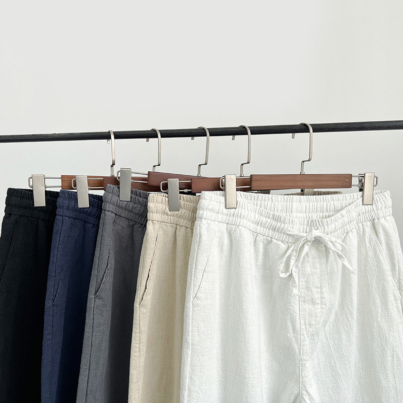 Luca | Men's Drawstring Wide-Leg Casual Pants