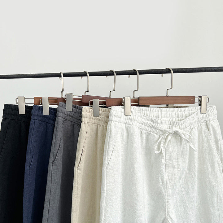 Luca | Men's Drawstring Wide-Leg Casual Pants