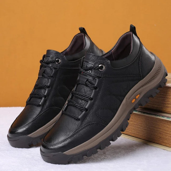 Wyatt | Men's Leather Lace-Up Casual Shoes