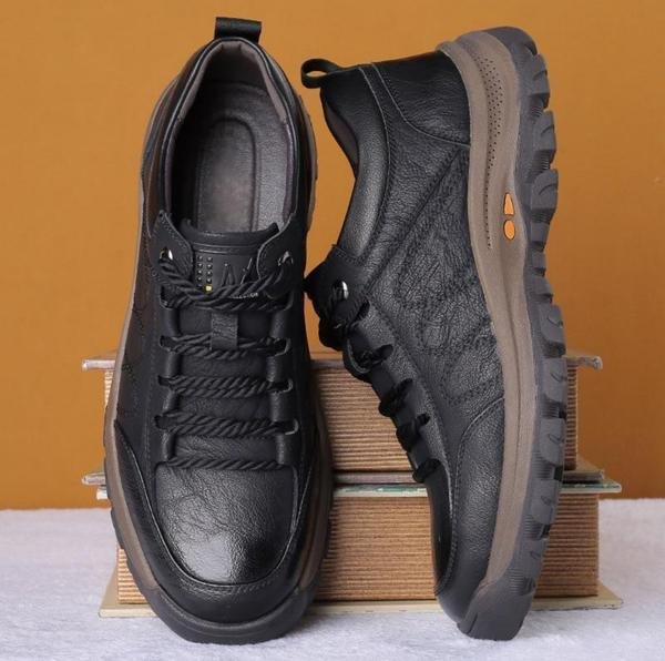 Wyatt | Men's Leather Lace-Up Casual Shoes