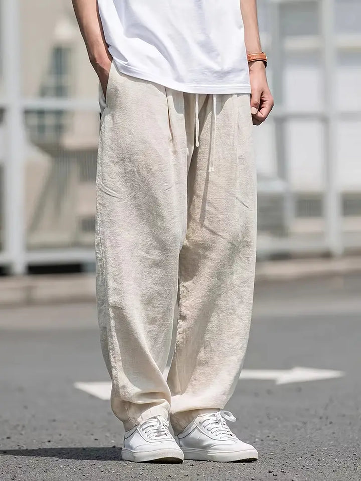 Luca | Men's Relaxed Linen Drawstring Summer Pants
