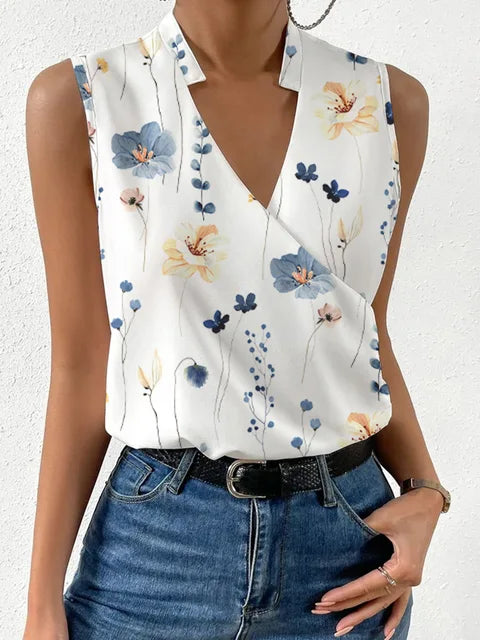 Lila | Women's Sleeveless V-Neck Summer Top