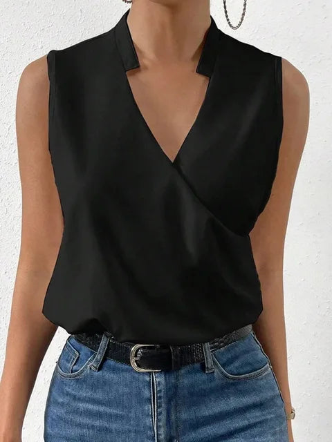 Lila | Women's Sleeveless V-Neck Summer Top