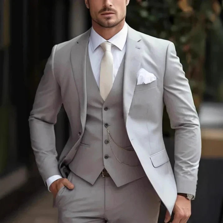 Calvin | Men's Tailored Three-Piece Formal Suit