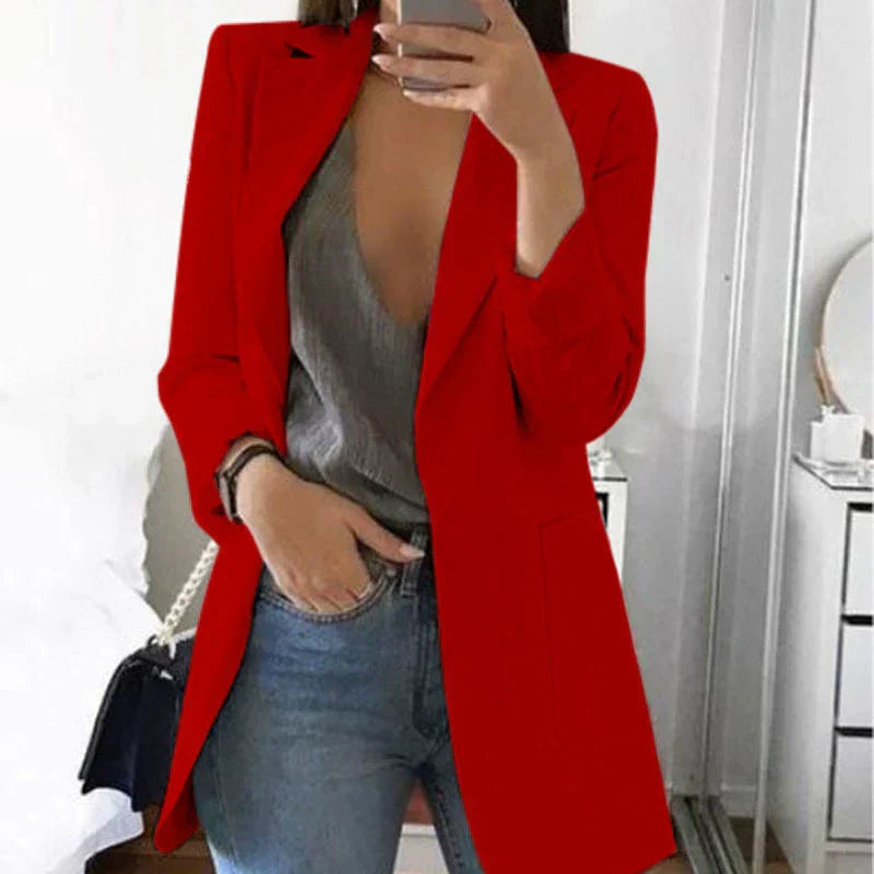 Bianca | Women's Tailored Stretch Single Button Blazer