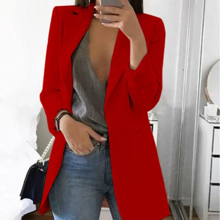 Bianca | Women's Tailored Stretch Single Button Blazer