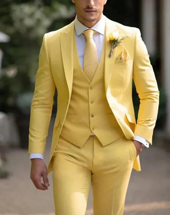 Calvin | Men's Tailored Three-Piece Formal Suit