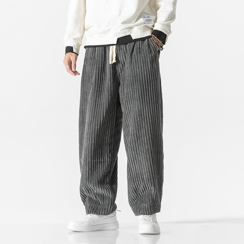 Noah | Men's Loose Fit Corduroy Drawstring Pants