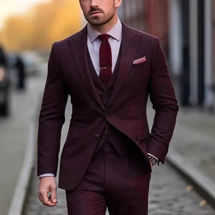 Calvin | Men's Tailored Three-Piece Formal Suit