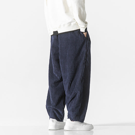 Noah | Men's Loose Fit Corduroy Drawstring Pants