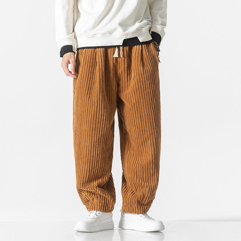 Noah | Men's Loose Fit Corduroy Drawstring Pants