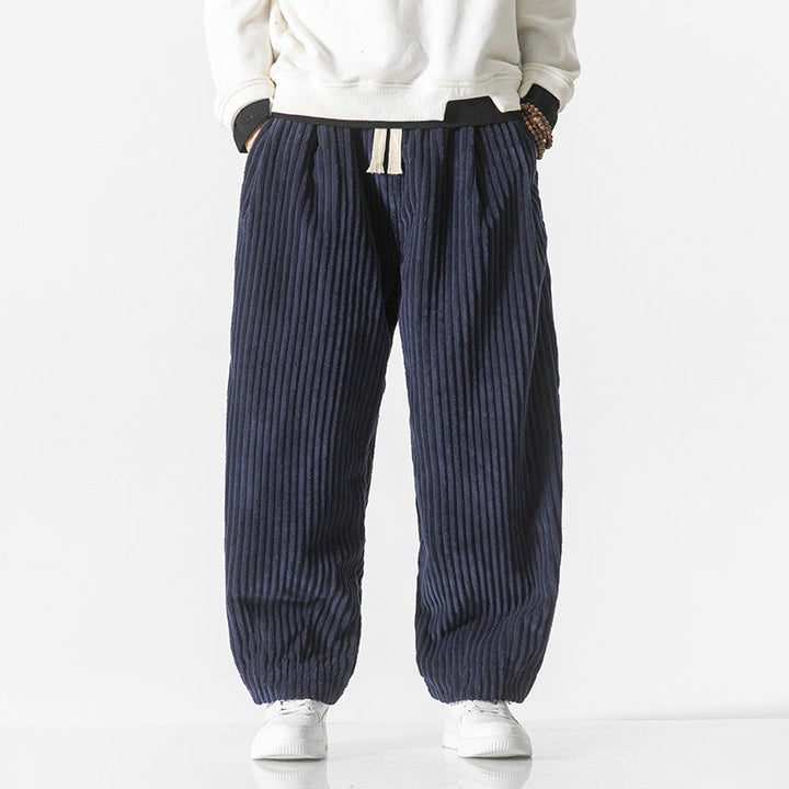 Noah | Men's Loose Fit Corduroy Drawstring Pants