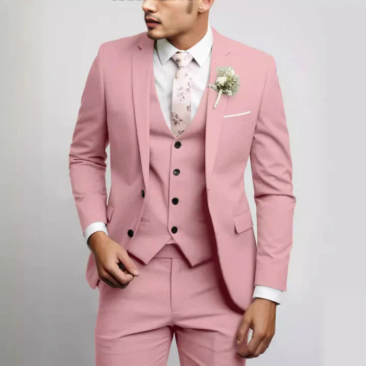 James | Men's Slim Fit Three-Piece Tailored Suit