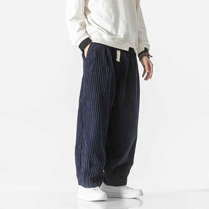 Noah | Men's Loose Fit Corduroy Drawstring Pants
