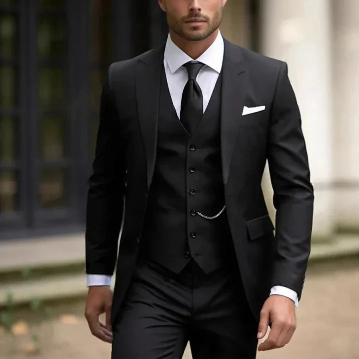 Calvin | Men's Tailored Three-Piece Formal Suit