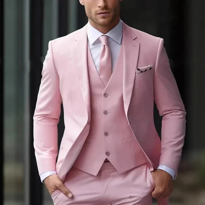 Calvin | Men's Tailored Three-Piece Formal Suit