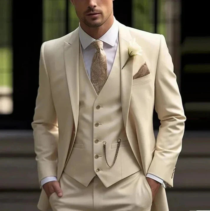 Calvin | Men's Tailored Three-Piece Formal Suit