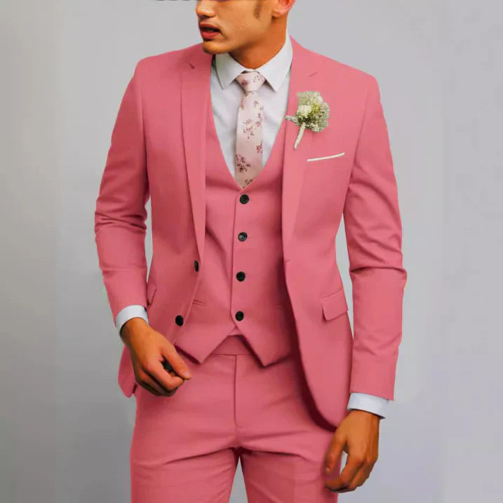 James | Men's Slim Fit Three-Piece Tailored Suit