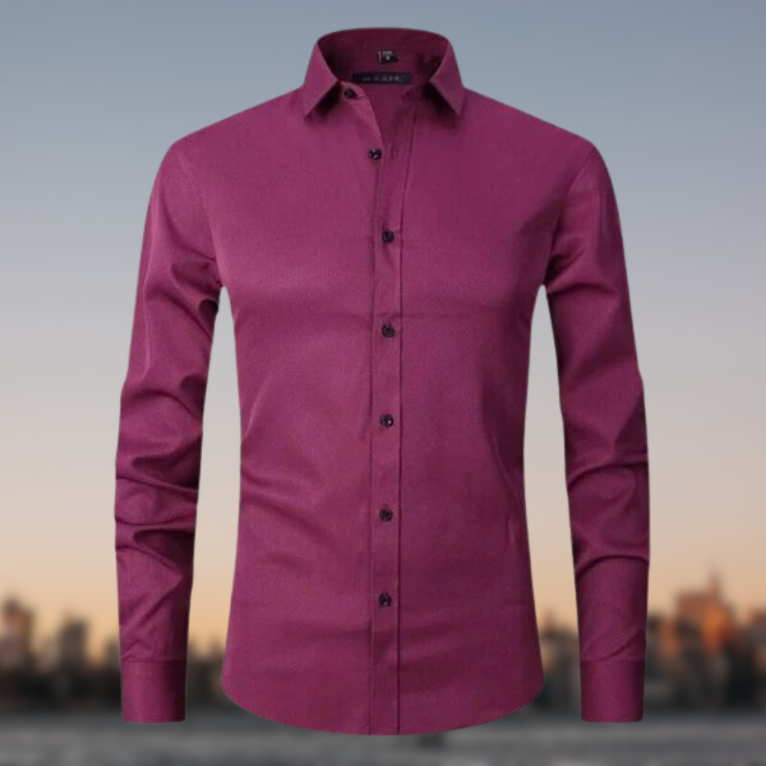 Liam | Men's Wrinkle Resistant Button Dress Shirt