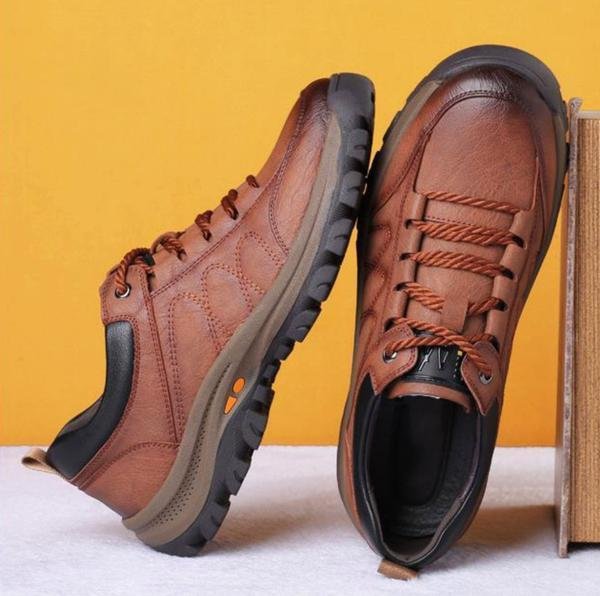 Wyatt | Men's Leather Lace-Up Casual Shoes