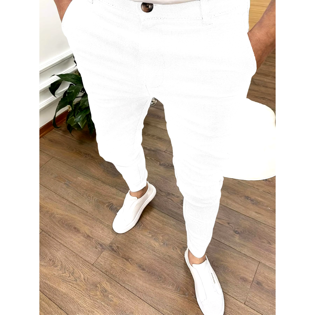 Ethan | Men's Tapered Stretch Fit Everyday Trousers