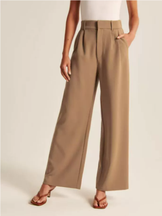Amara | Women's High Waist Tailored Palazzo Pants
