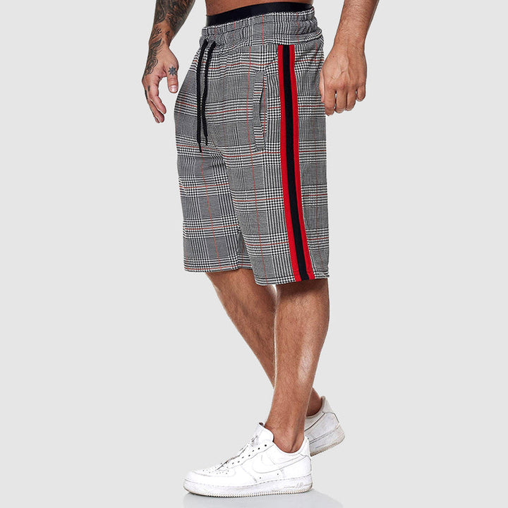 Dylan | Men's Plaid Pattern Casual Shorts